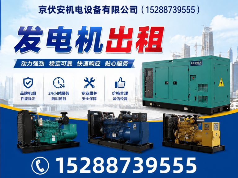 六安柴油发电机组出租展示图