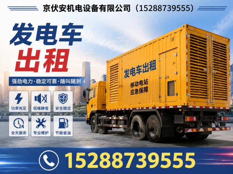 六安静音发电车租赁展示图